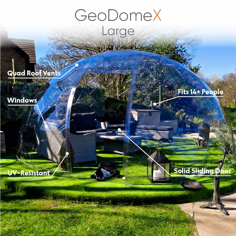 Geode Pod GeoDomeX - All In One Garden Pod – GeoDomeX.co.uk